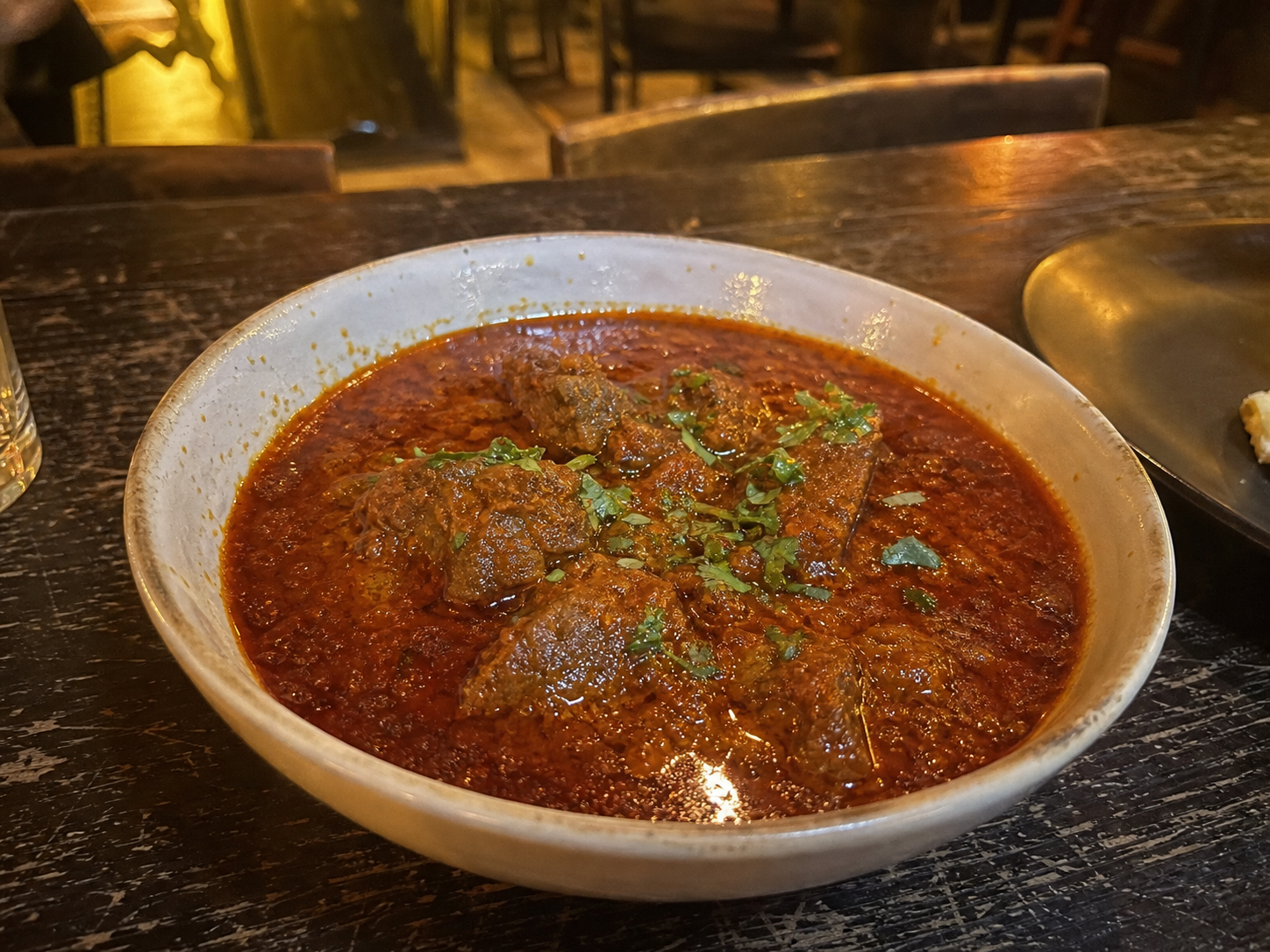 Rogan josh with Kashmiri spices and mutton